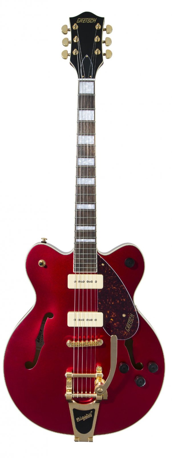 Gretsch G2622TG-P90 Center Block Streamliner Candy Apple Red Satin